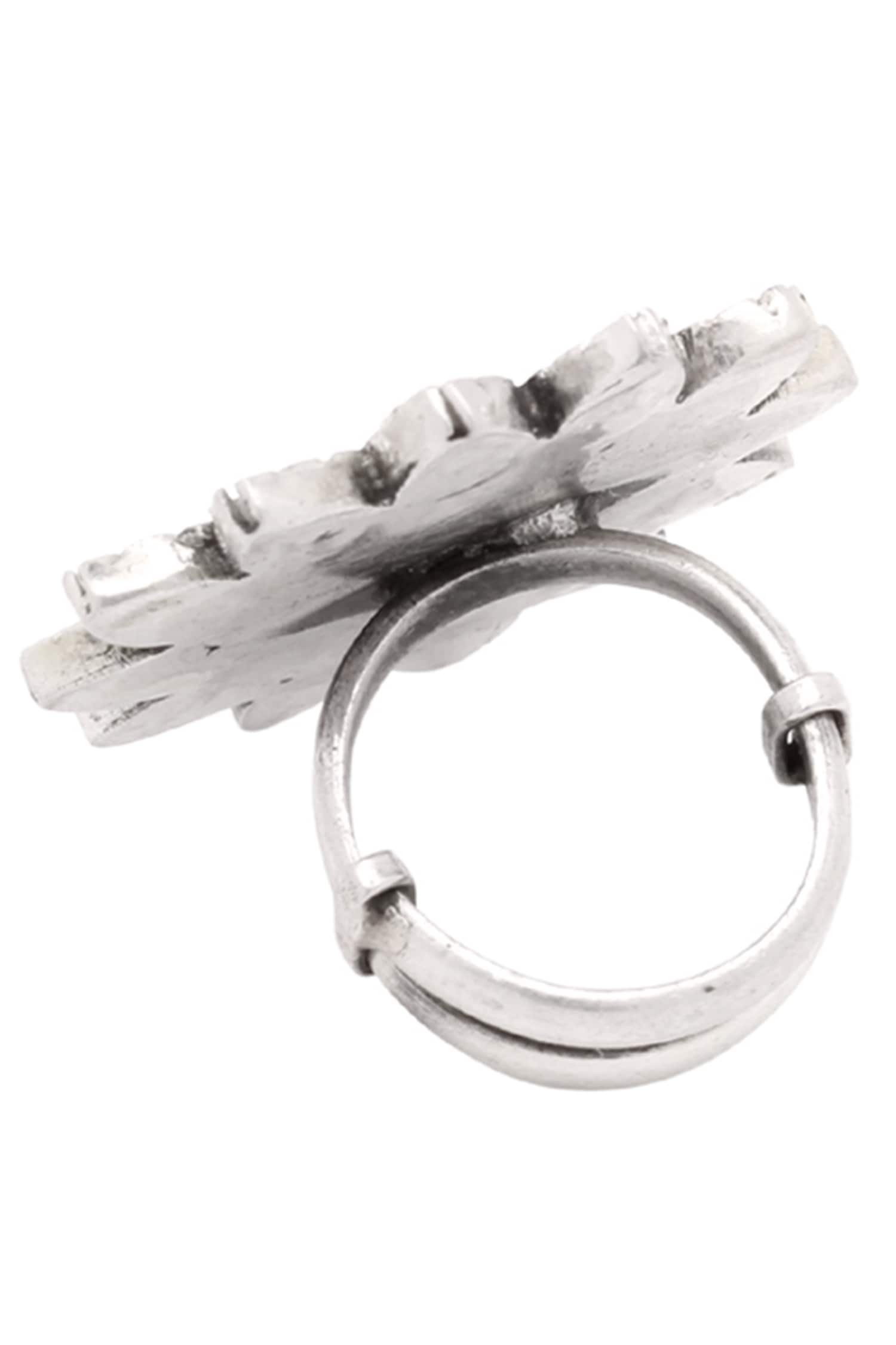 Handcrafted Floral Ring 