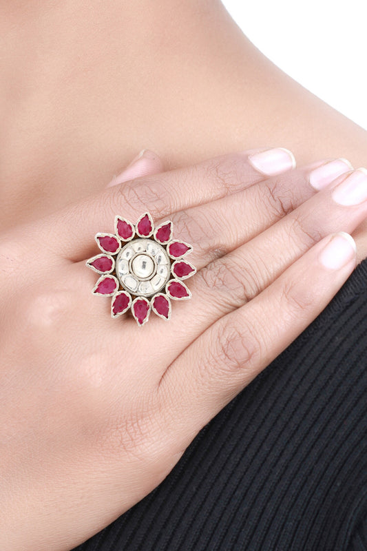 Handcrafted Floral Ring 