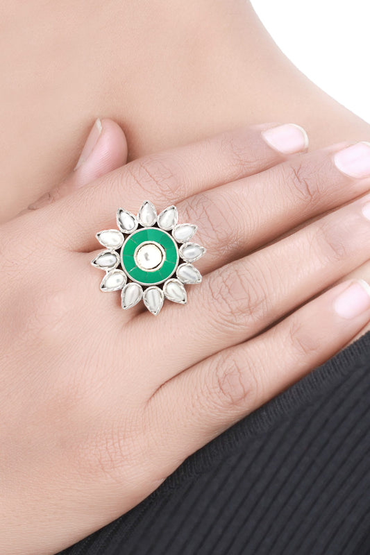 Handcrafted Floral Ring 
