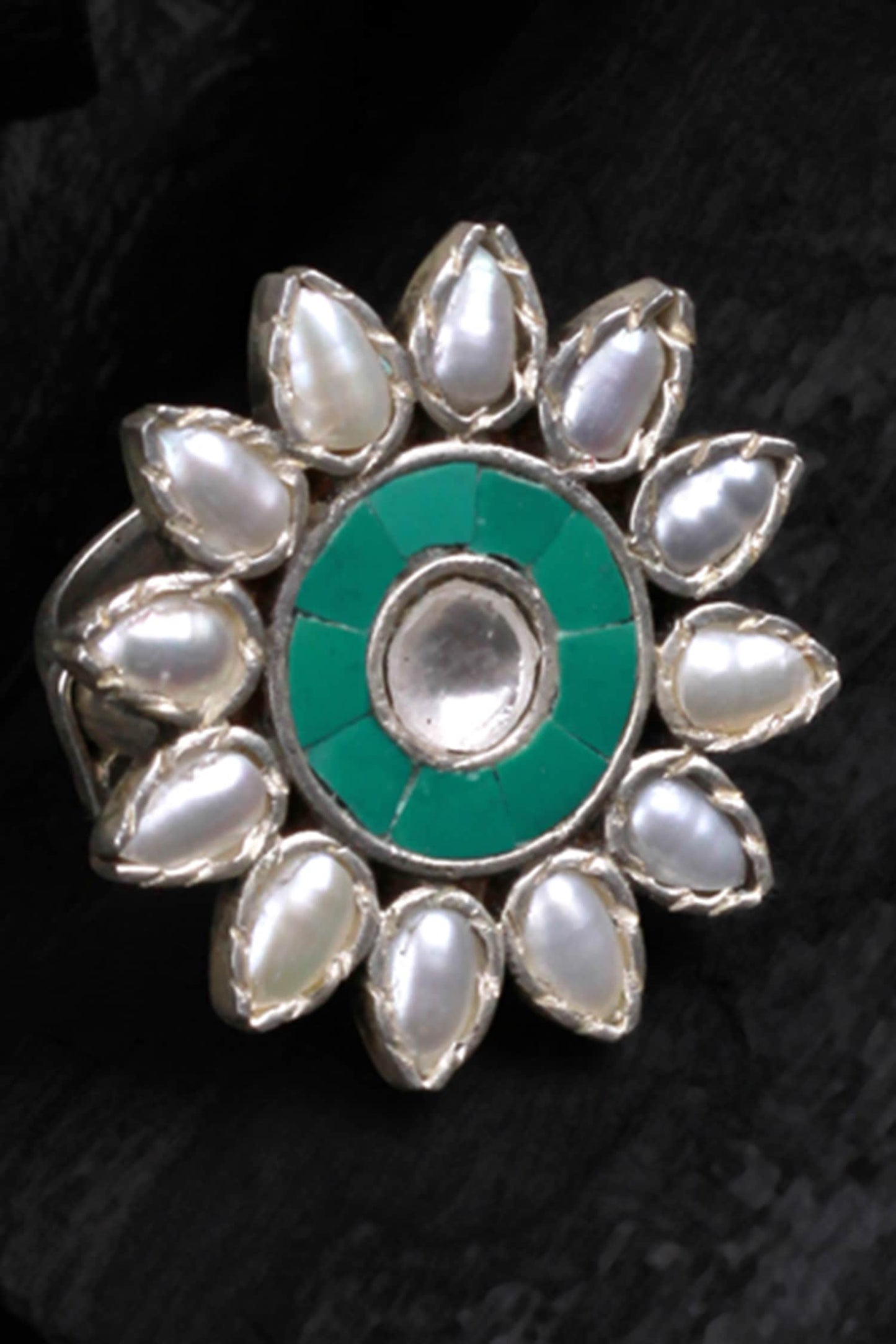Handcrafted Floral Ring 