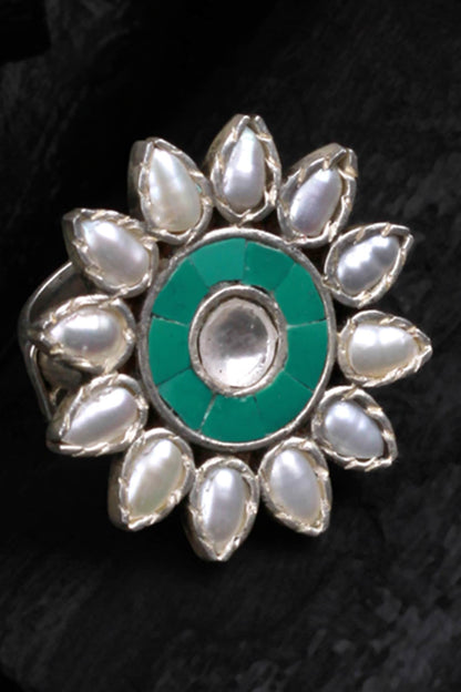 Handcrafted Floral Ring 