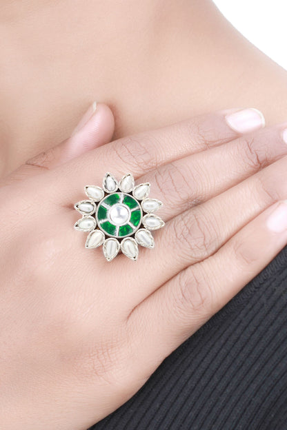 Handcrafted Floral Ring 