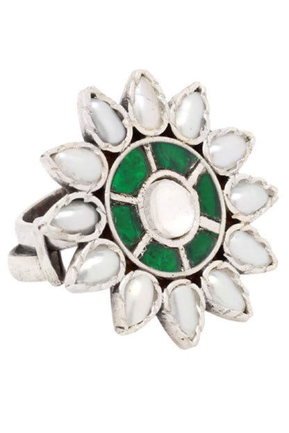 Handcrafted Floral Ring 