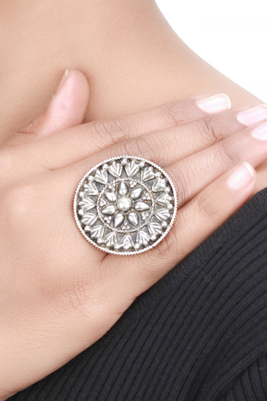 Handcrafted Floral Ring 