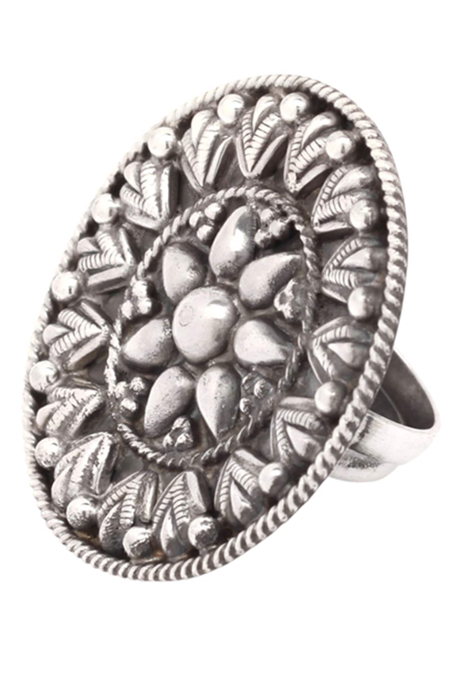 Handcrafted Floral Ring 
