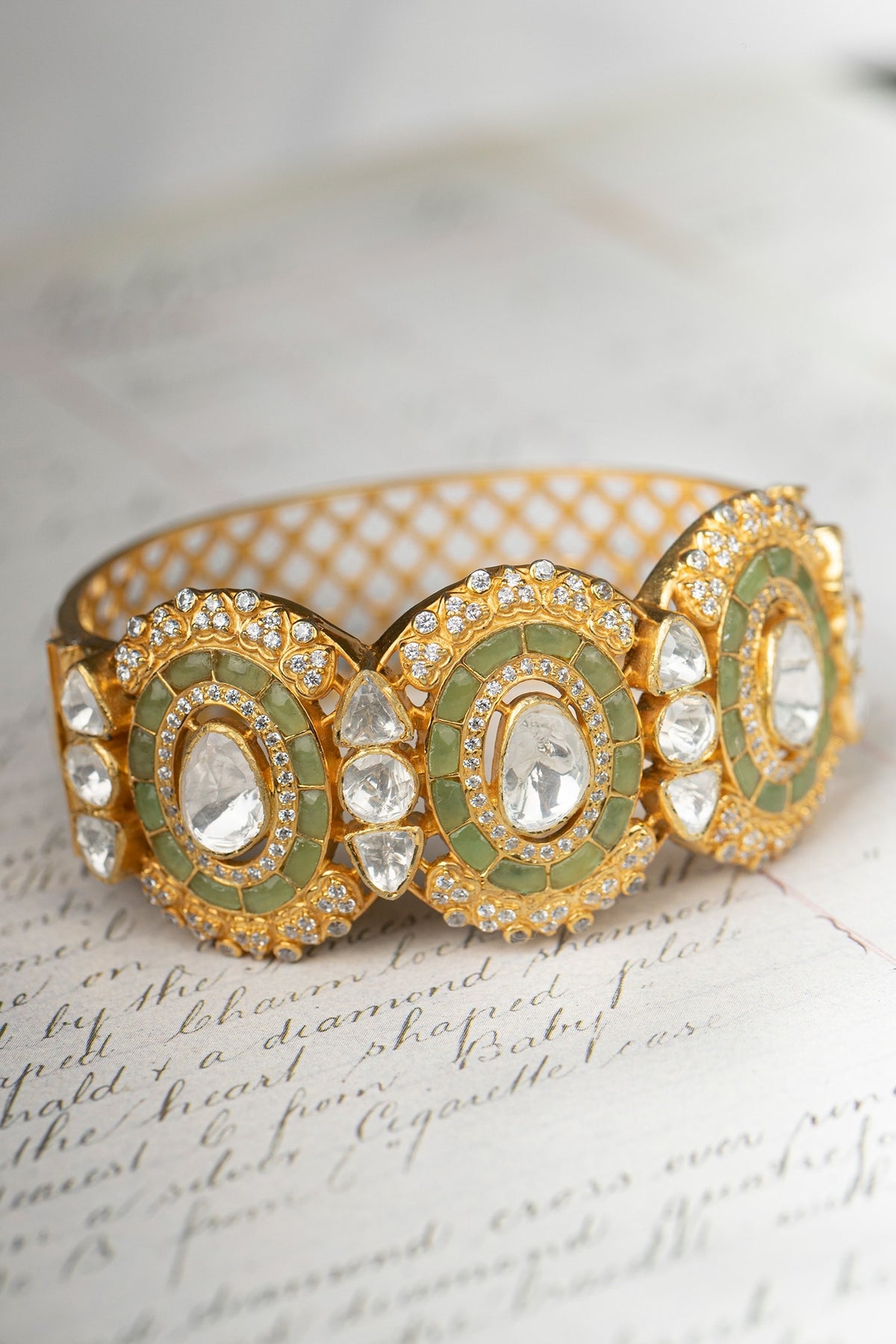 Polki Embellished Bangle 