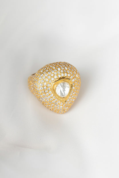 Polki Embellished Ring 