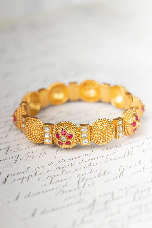 Floral Embellished Bangle 