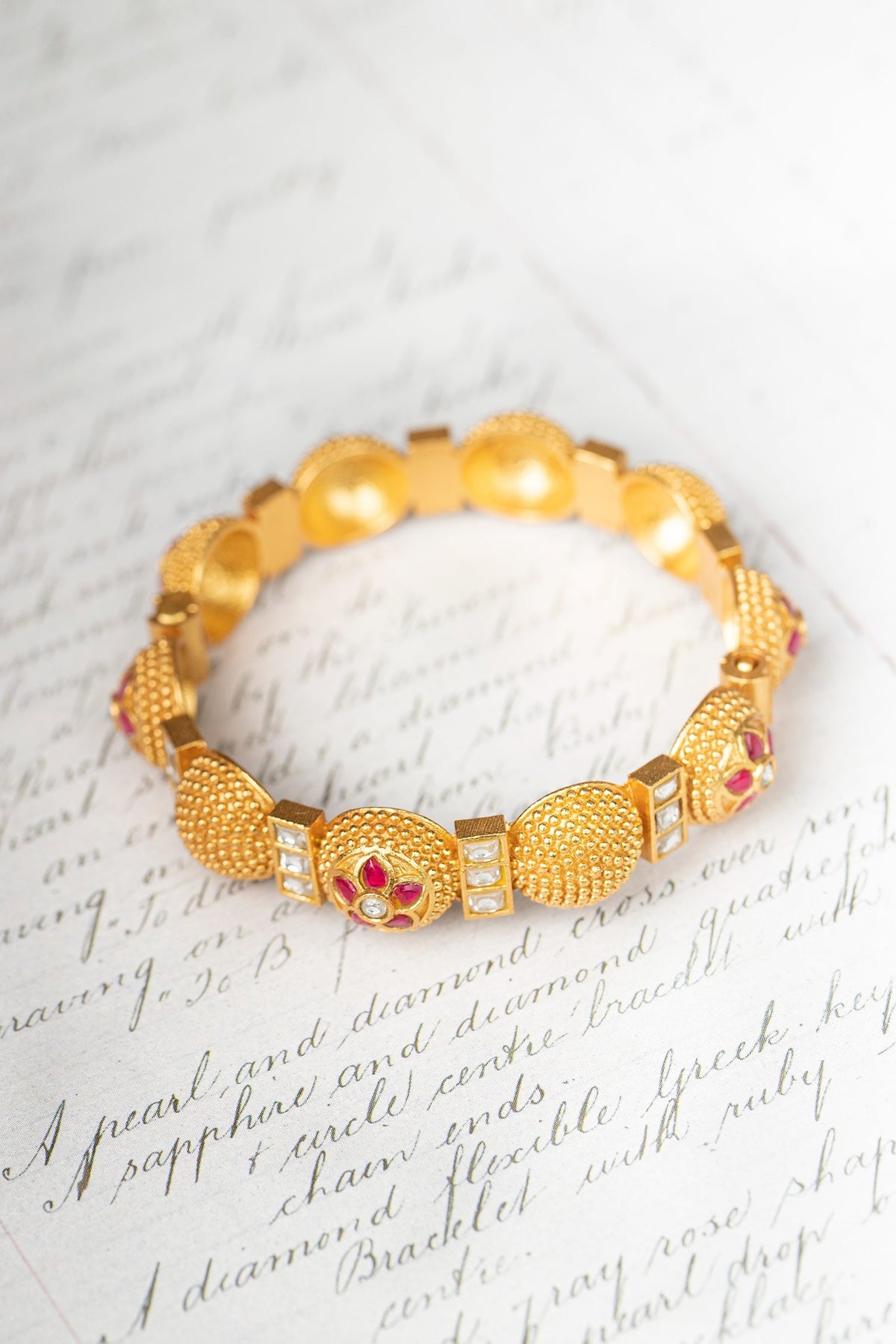 Floral Embellished Bangle 