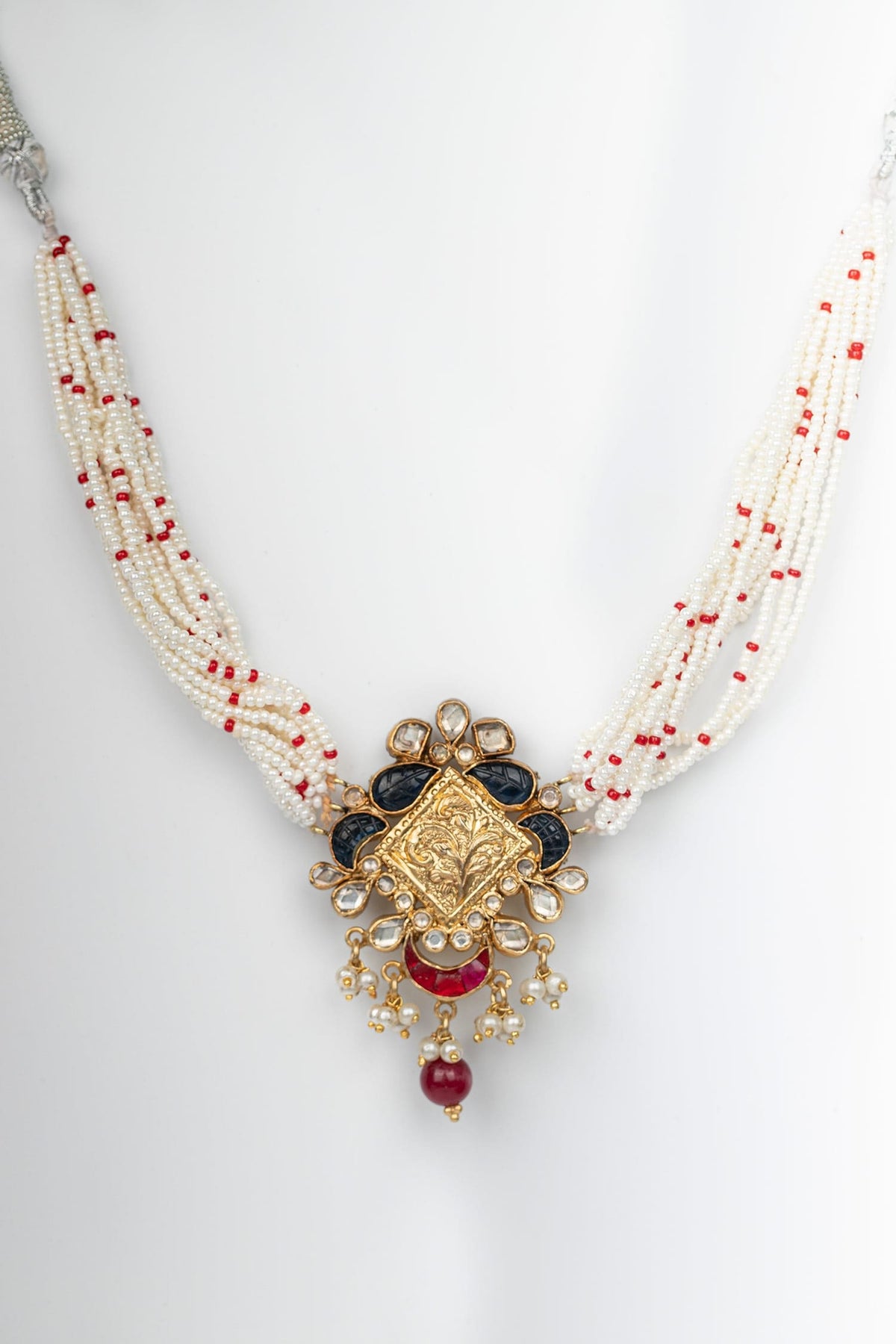 Gemstone Embellished Choker 