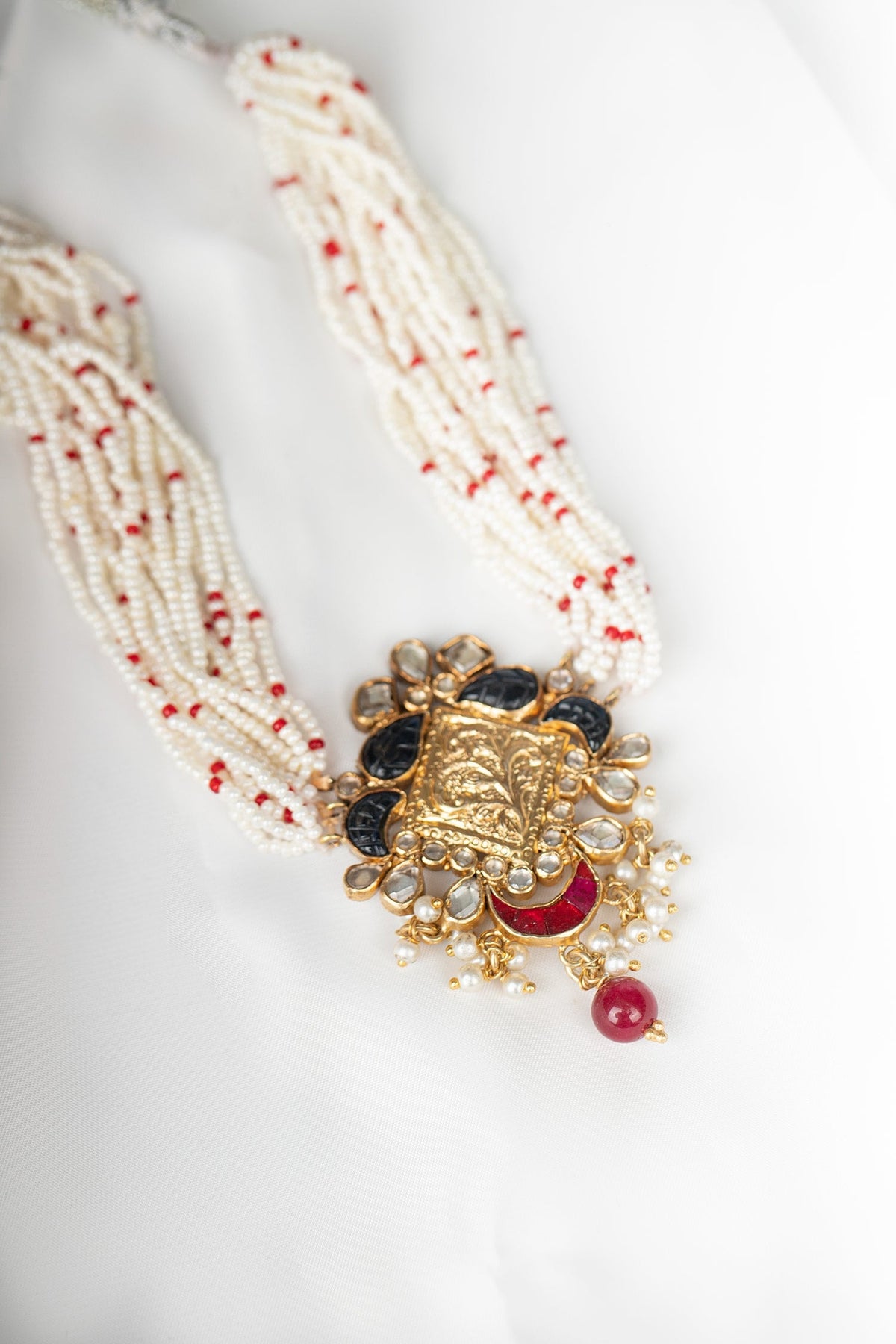 Gemstone Embellished Choker 