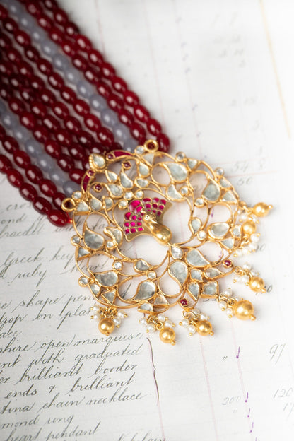 Polki Embellished Layered Necklace 
