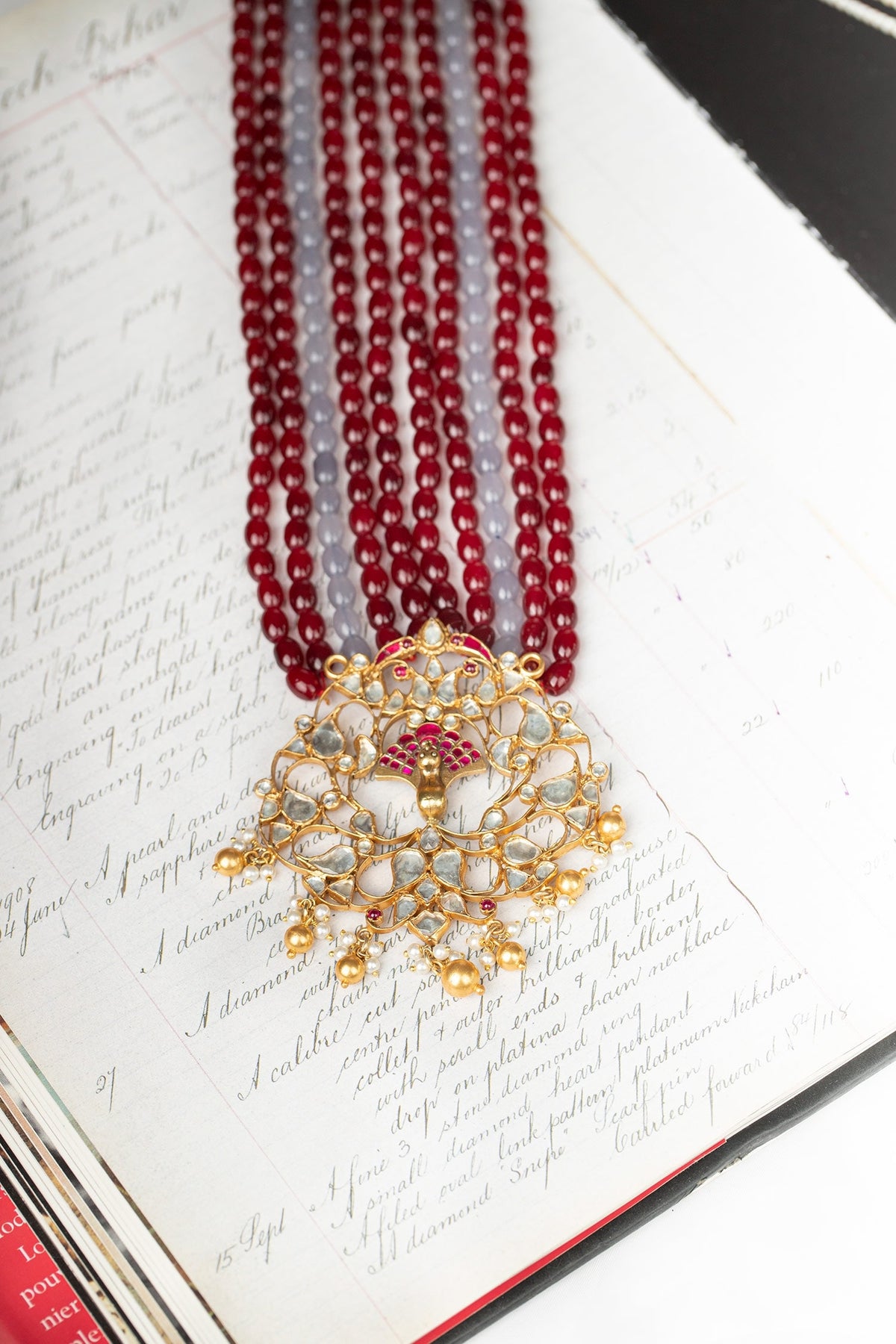Polki Embellished Layered Necklace 