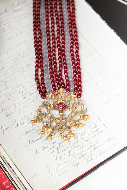 Polki Embellished Layered Necklace 