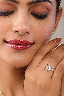 18kt Yellow Gold Finish Diamond Ring