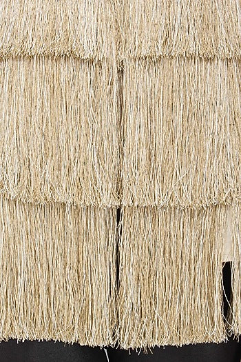 Gold Layered Fringe Jacket