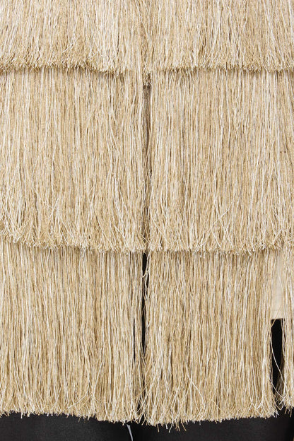 Gold Layered Fringe Jacket