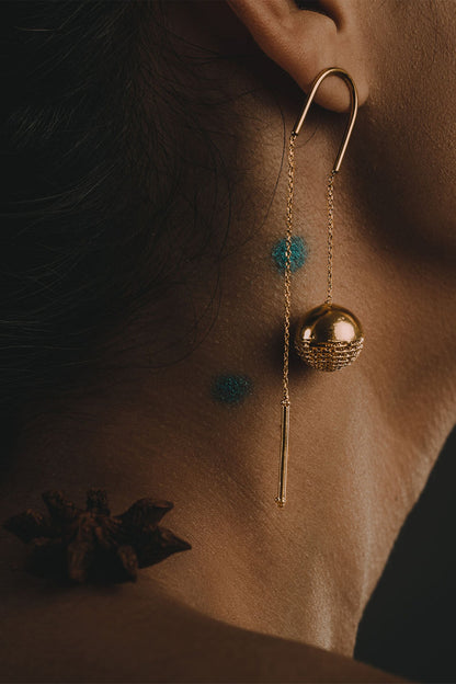 Handcrafted Filigree Long Earrings 