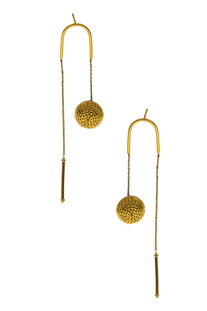 Handcrafted Filigree Long Earrings 