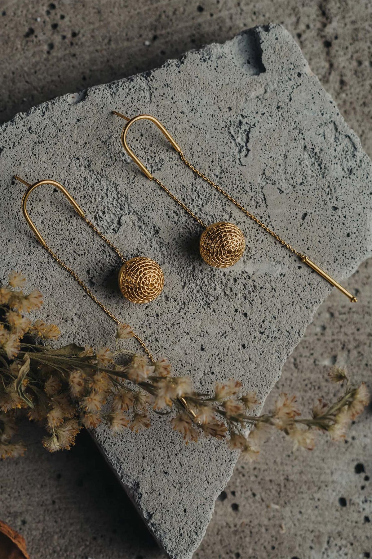 Handcrafted Filigree Long Earrings 
