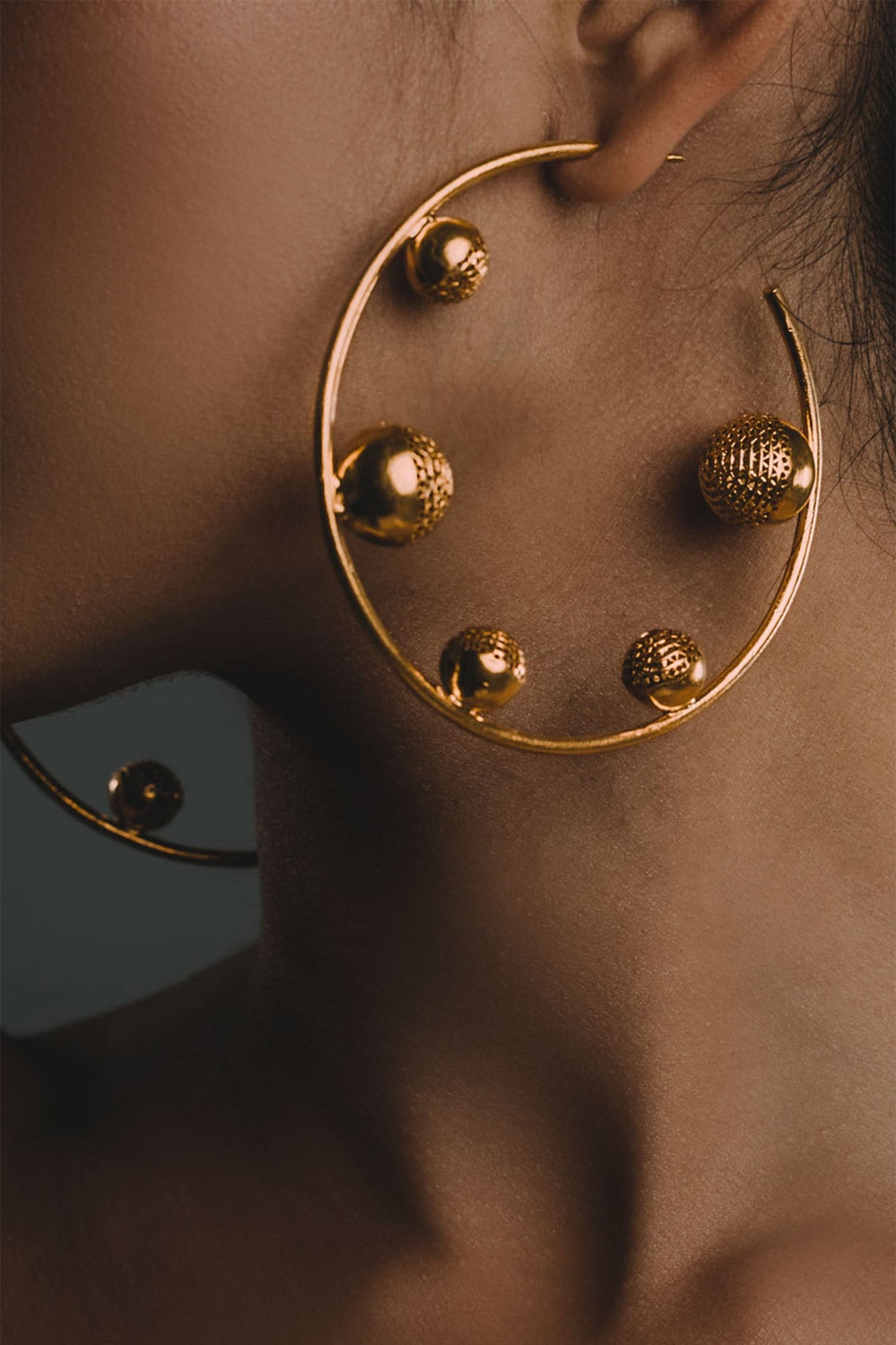 Handcrafted Filigree Hoops 