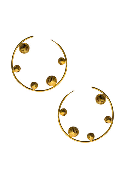 Handcrafted Filigree Hoops 