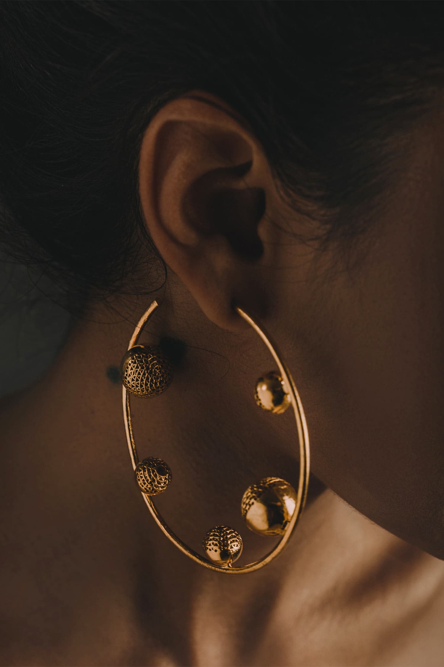 Handcrafted Filigree Hoops 