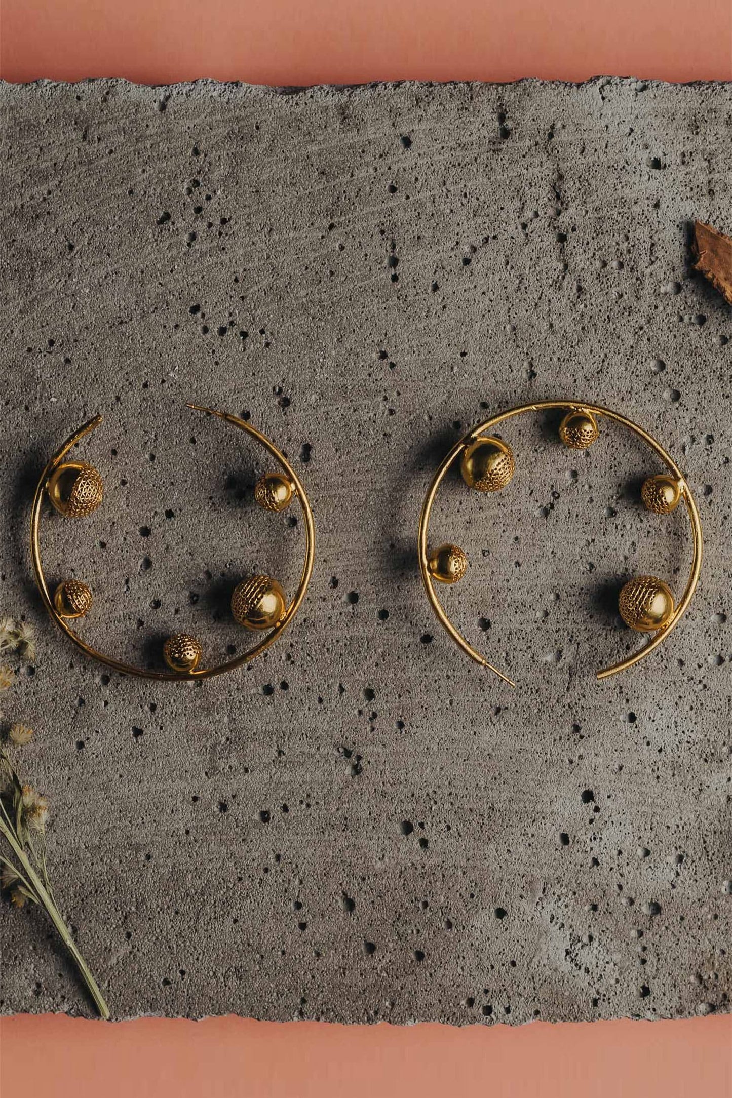 Handcrafted Filigree Hoops 