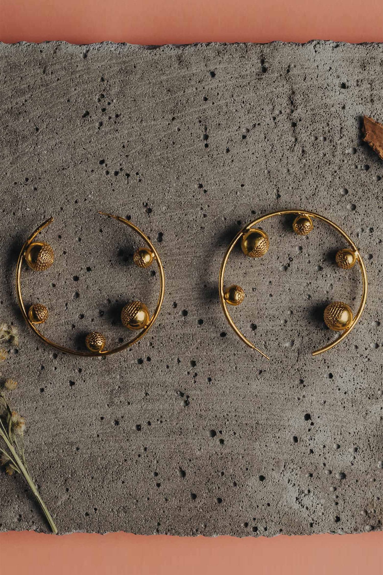 Handcrafted Filigree Hoops 