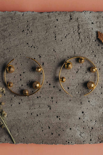 Handcrafted Filigree Hoops 