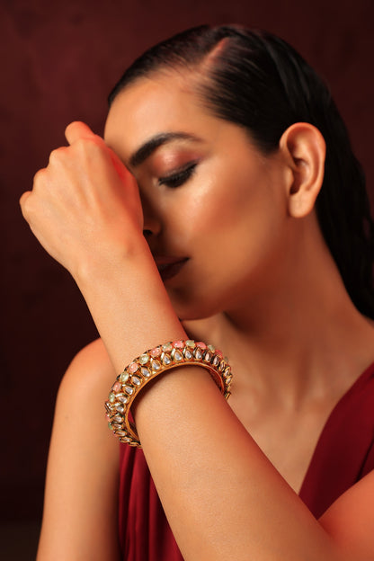 Kundan Embellished Kada 