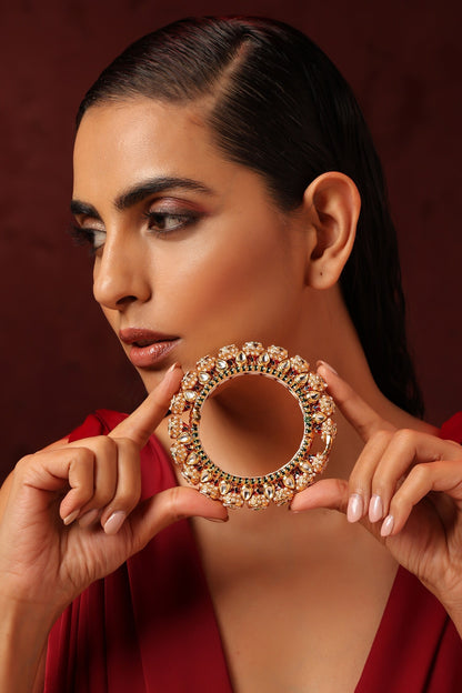 Kundan Embellished Pacheli Kada 