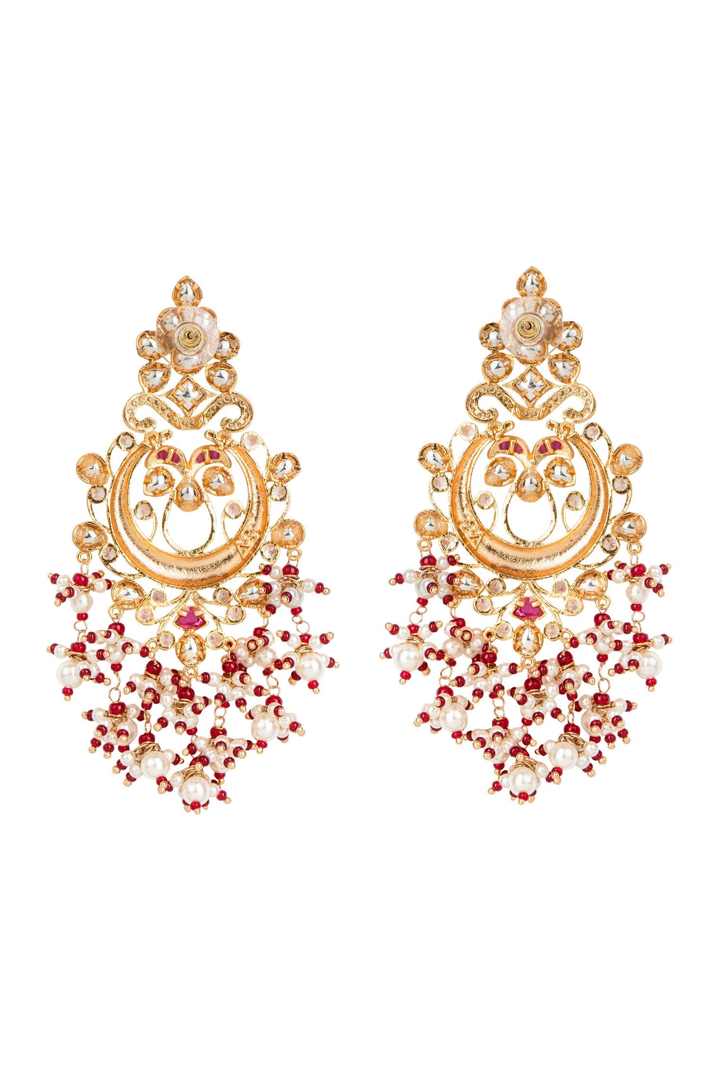 Polki Bead Drop Chandbalis 
