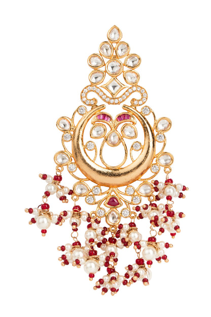 Polki Bead Drop Chandbalis 