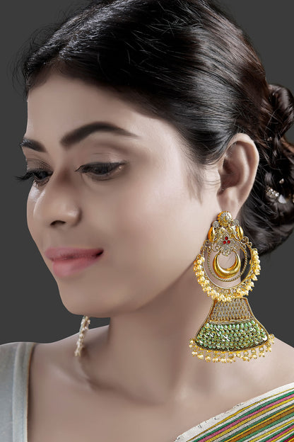 Bead Chandbali Danglers 