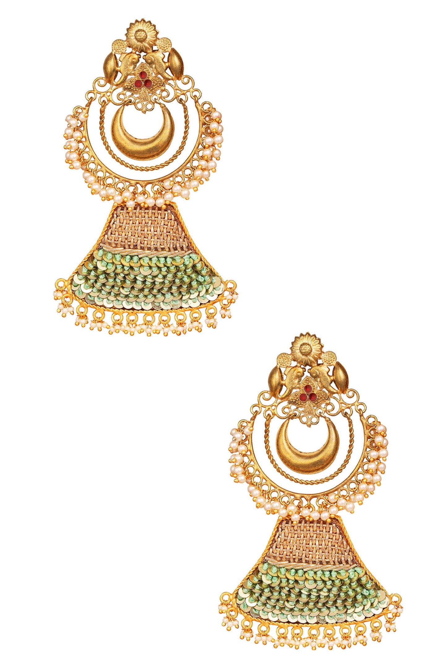Bead Chandbali Danglers 