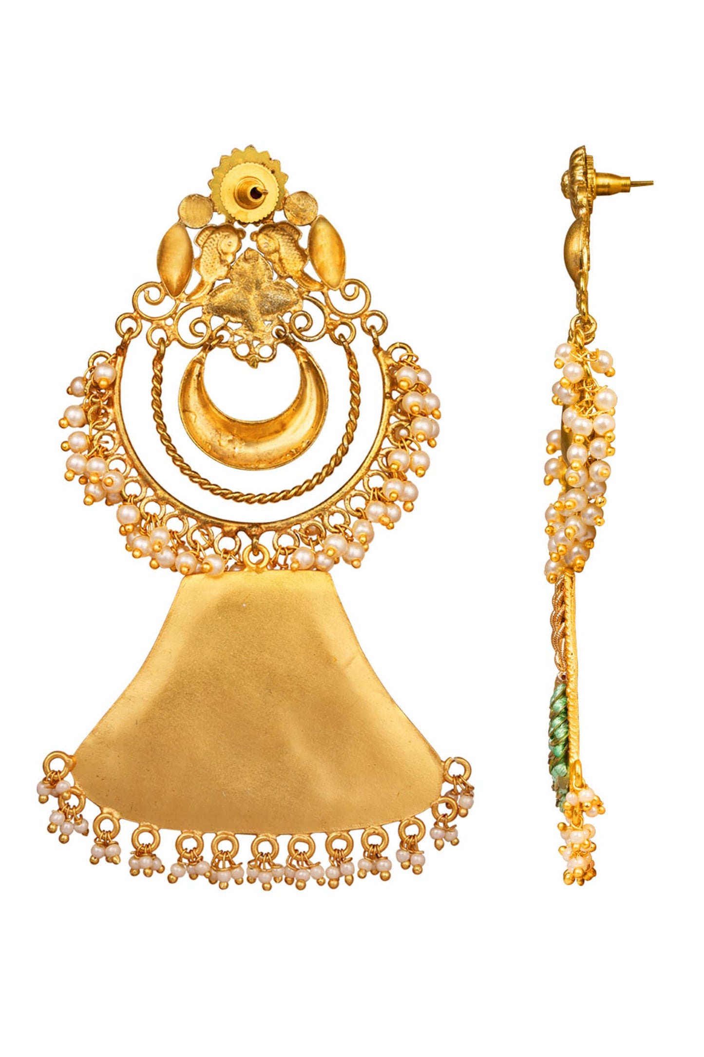 Bead Chandbali Danglers 