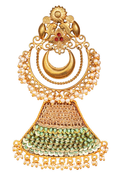 Bead Chandbali Danglers 