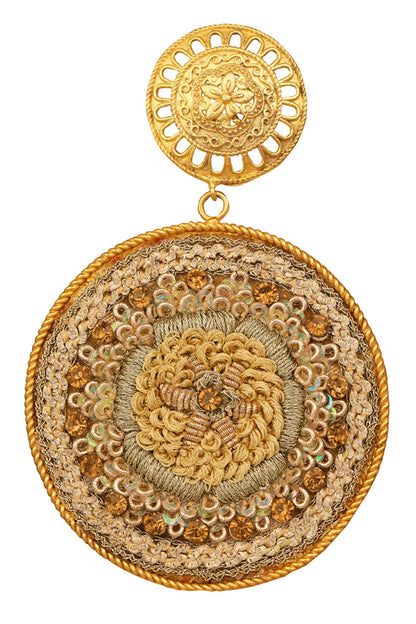 Hand Embroidered Danglers 