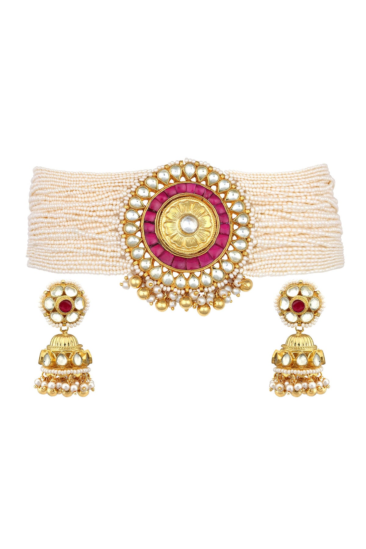 Kundan Pendant Choker Set 