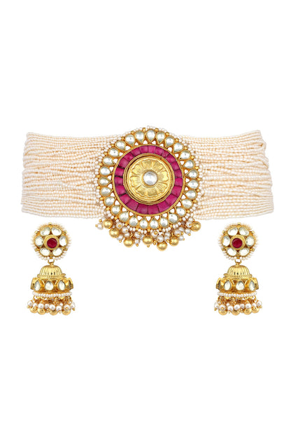 Kundan Pendant Choker Set 