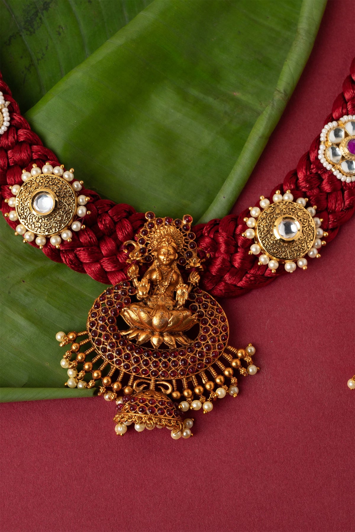 Handcrafted Temple Necklace Set 