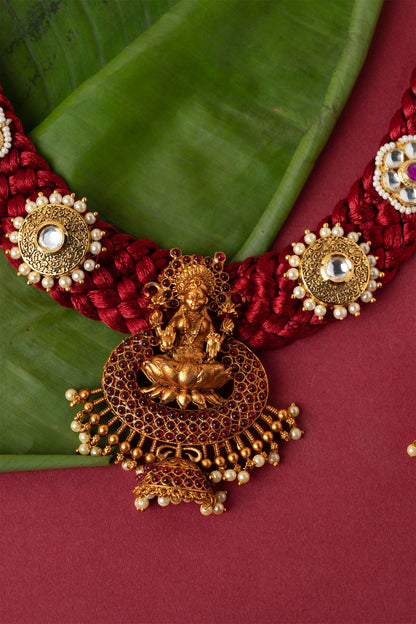 Handcrafted Temple Necklace Set 