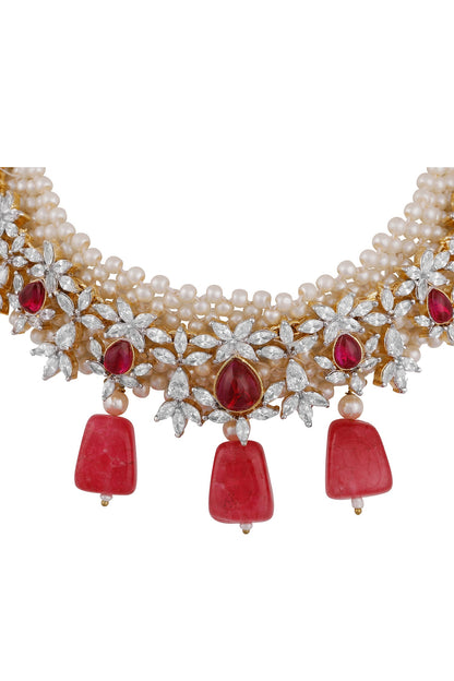 Studded Choker Set 