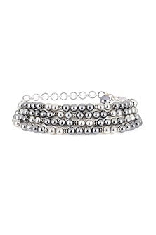 White Finish Shell Pearl Necklace