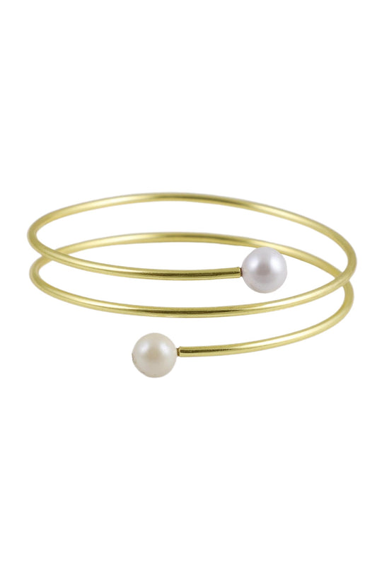 Saga Pearl Embellished Bracelet 
