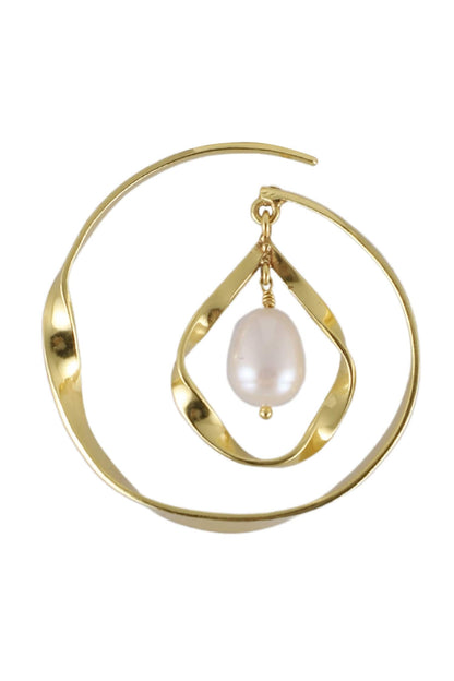Calla Embellished Hoops 