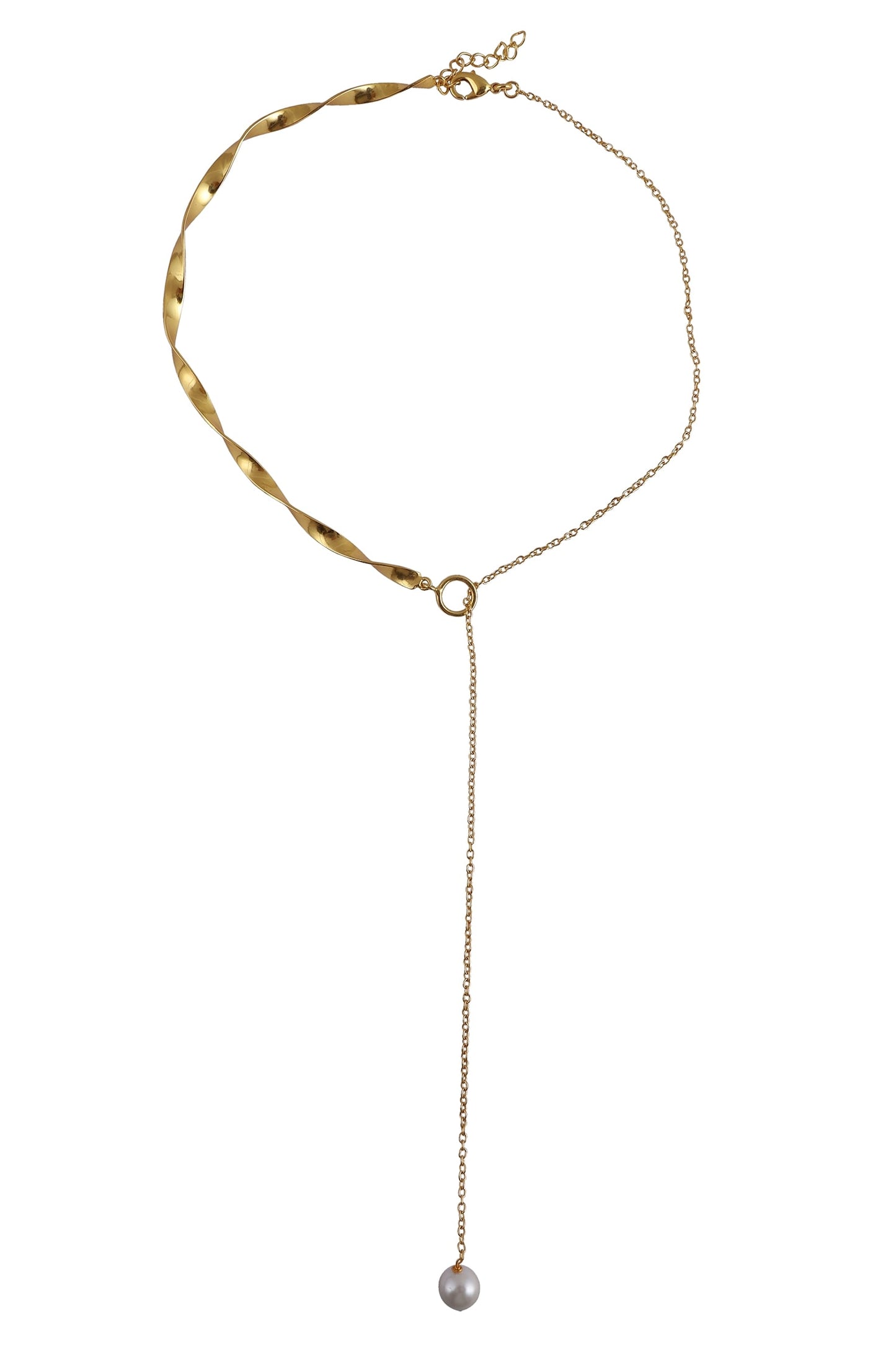 Claire Pearl String Necklace 