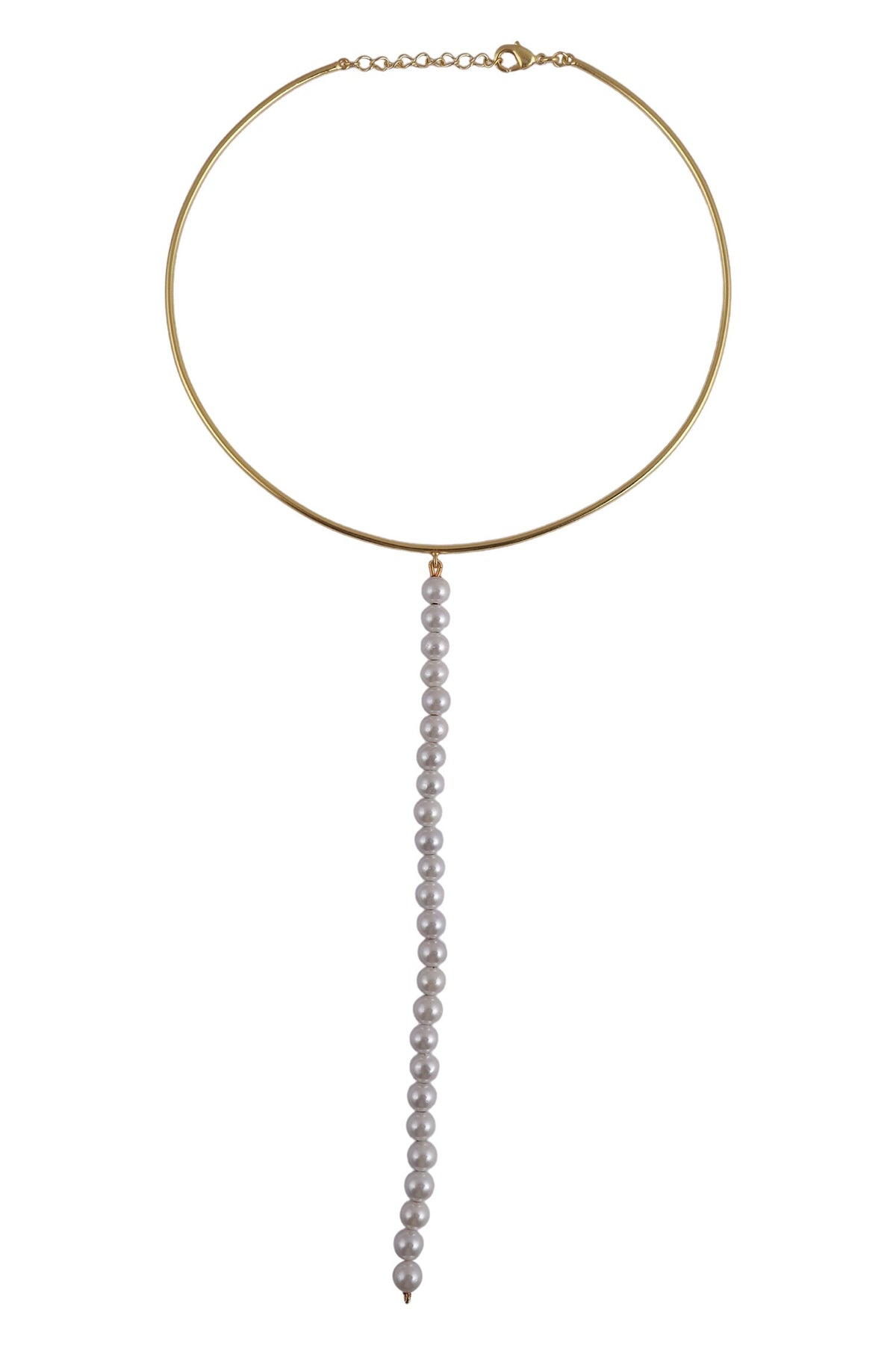 Elara Pearl String Necklace 