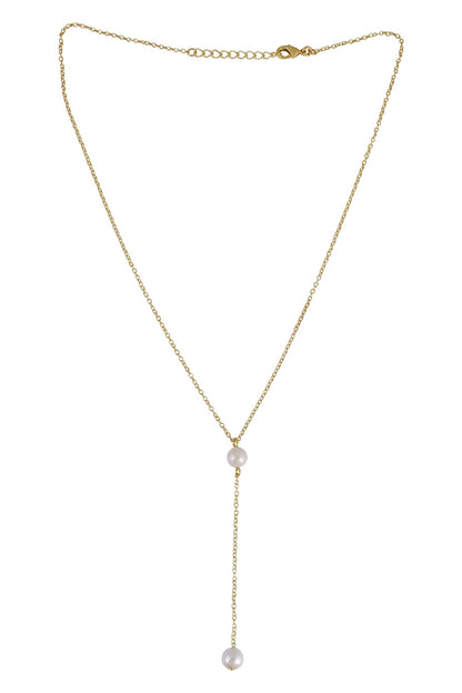 Clara Pearl String Necklace 